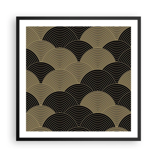 Poster in cornice nera - Unità nella molteplicità - 60x60 cm