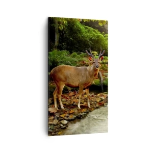 Quadro su tela - Stampe su Tela - Benvenuto nel mio mondo - 45x80 cm