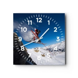 Orologio da parete - Orologio in Vetro - E diventi parte del panorama - 30x30 cm