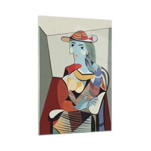 Quadro su vetro - Con gli occhi di Picasso - 70x100 cm