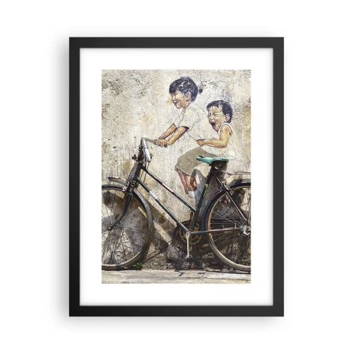 Poster in cornice nera - Vero o falso? - 30x40 cm