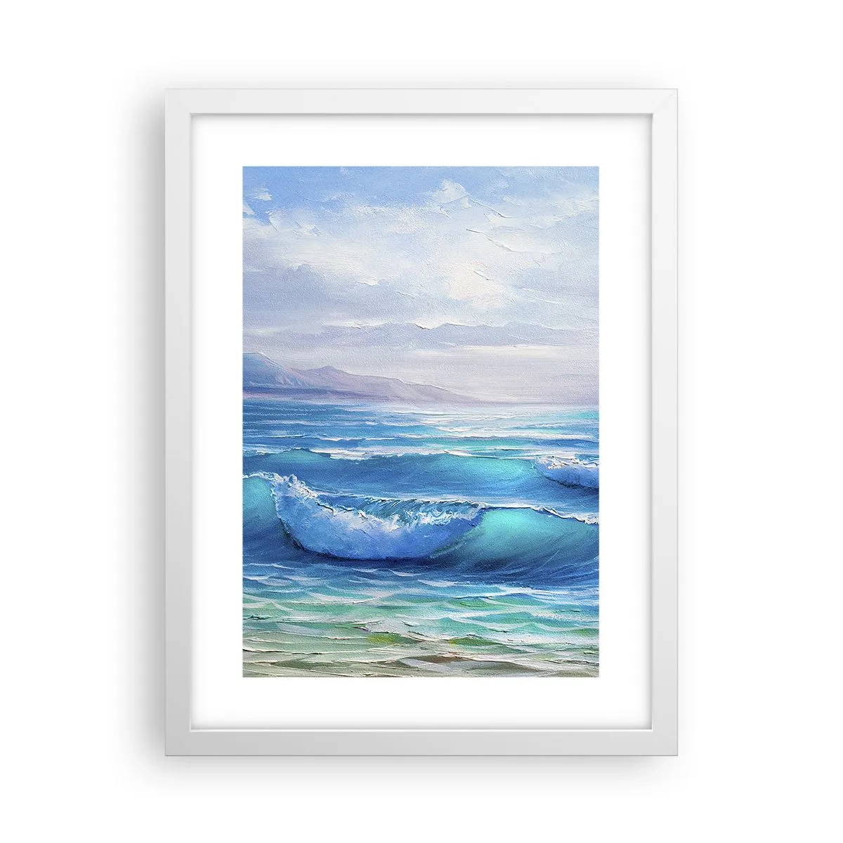 Poster in cornice bianca - Porta sollievo - 30x40 cm