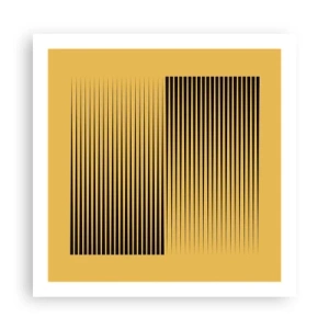 Poster - La quadratura degli opposti - 60x60 cm