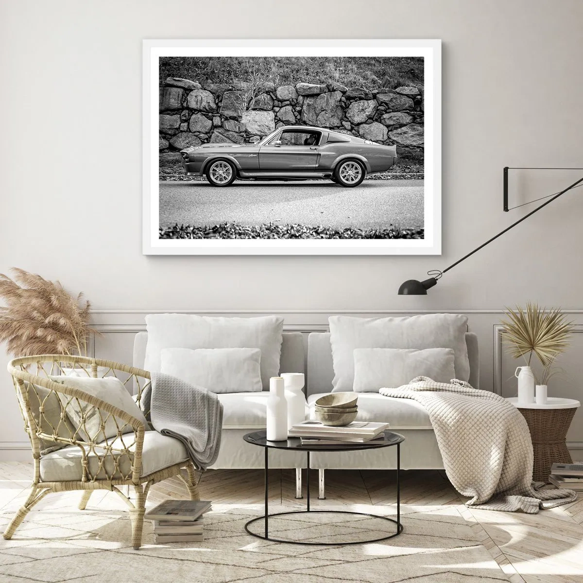 Poster in cornice bianca - La leggenda degli anni '60 - 91x61 cm