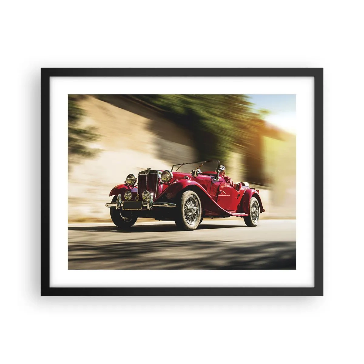 Poster in cornice nera - Più bella della Nike di Samotracia - 50x40 cm