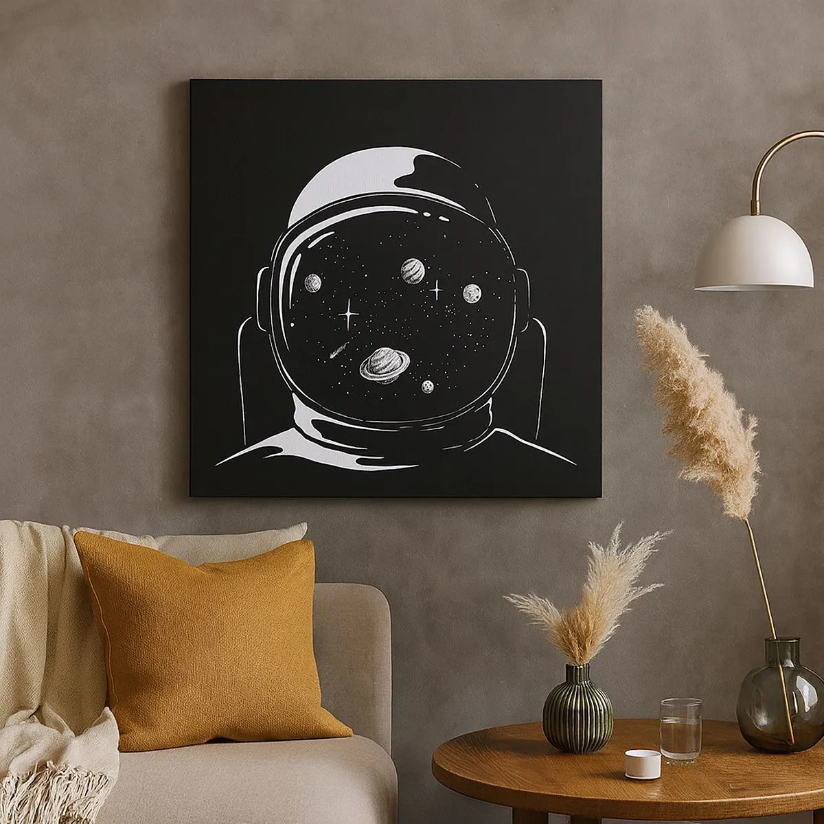 Quadro su tela - Stampe su Tela - Panorama niente male - 30x30 cm