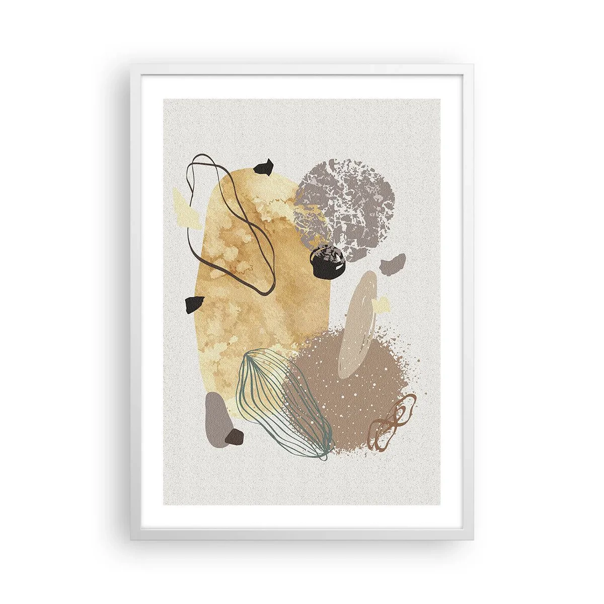 Poster in cornice bianca - Schizzologia applicata - 50x70 cm
