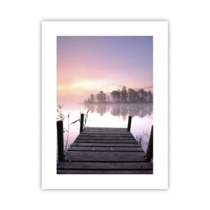 Poster - Nebbia color lilla - 30x40 cm