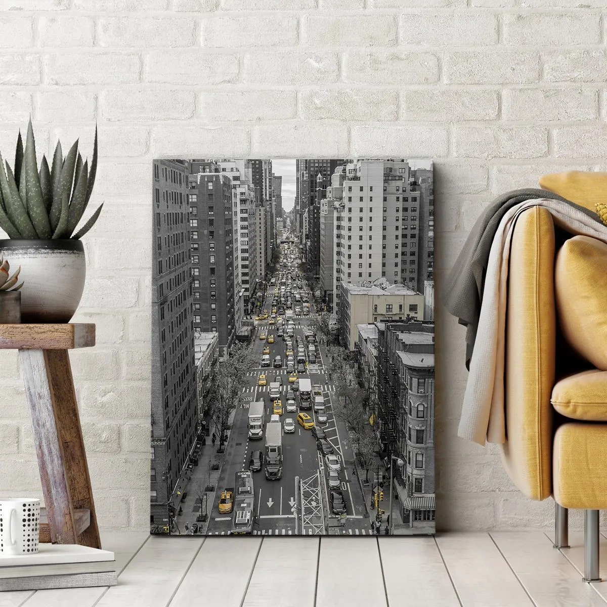 Quadro su tela - Stampe su Tela - La vita a New York - 80x120 cm