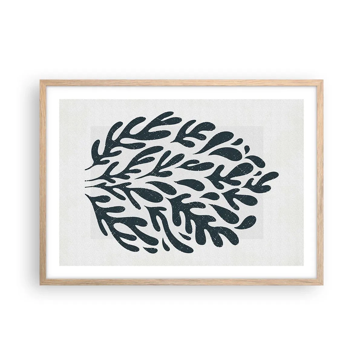 Poster in cornice rovere chiaro - Le forme della natura - 70x50 cm