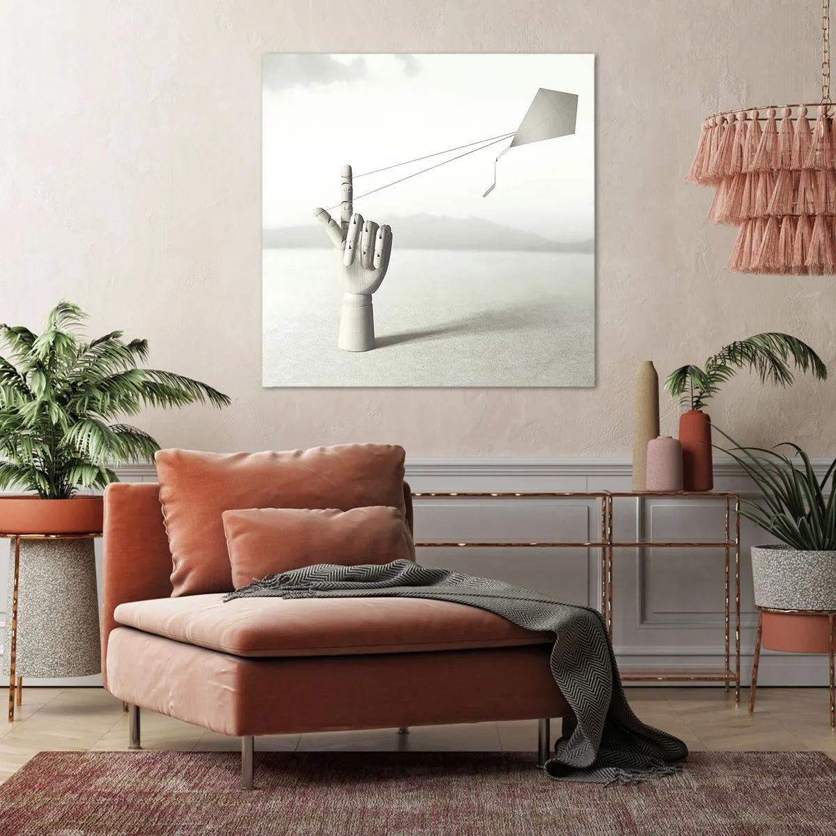 Quadro su tela - Stampe su Tela - Prova di forza - 60x60 cm