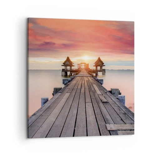 Quadro su tela - Stampe su Tela - Tramonto d'oriente - 50x50 cm