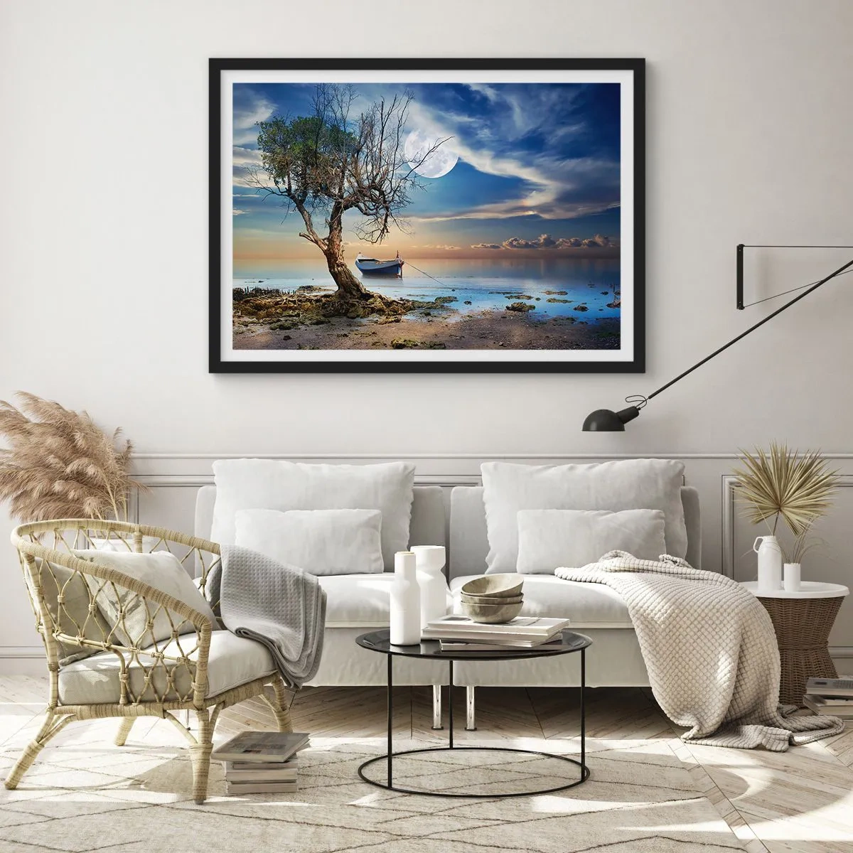 Poster in cornice nera - È la fine o l'inizio? - 50x40 cm