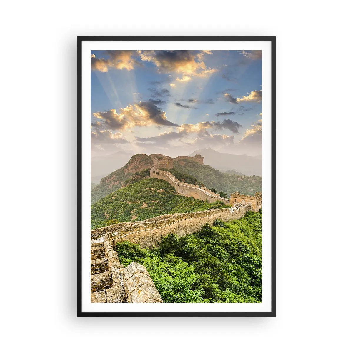 Poster in cornice nera - La grandezza che non passa mai - 70x100 cm