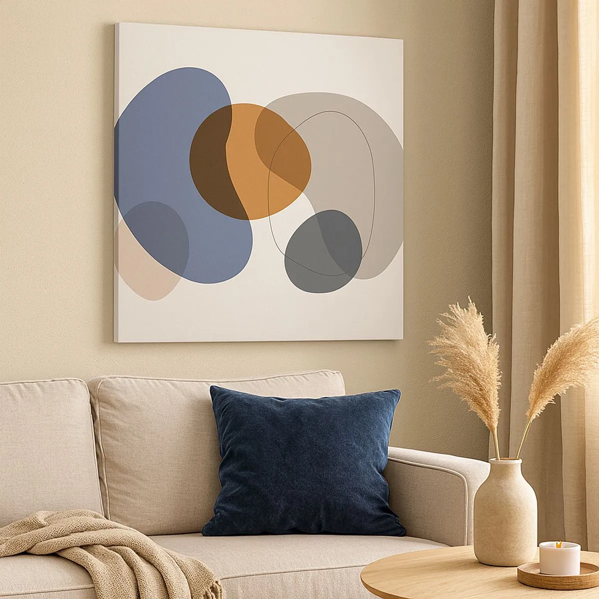 Quadro su tela - Stampe su Tela - Gocce di colore - 30x30 cm