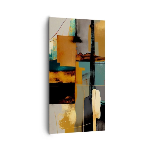 Quadro su tela - Stampe su Tela - Astrazione: luci e ombre - 65x120 cm