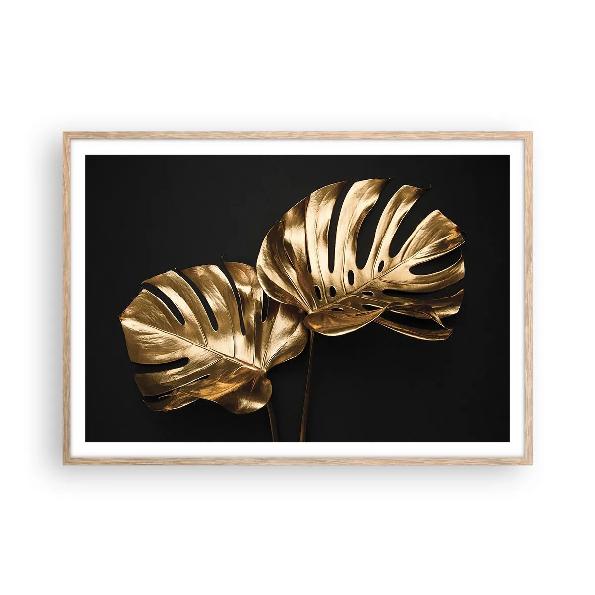 Poster in cornice rovere chiaro - I tesori della natura - 100x70 cm