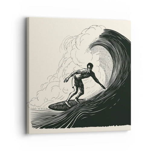 Quadro su tela - Stampe su Tela - Il re delle onde - 30x30 cm