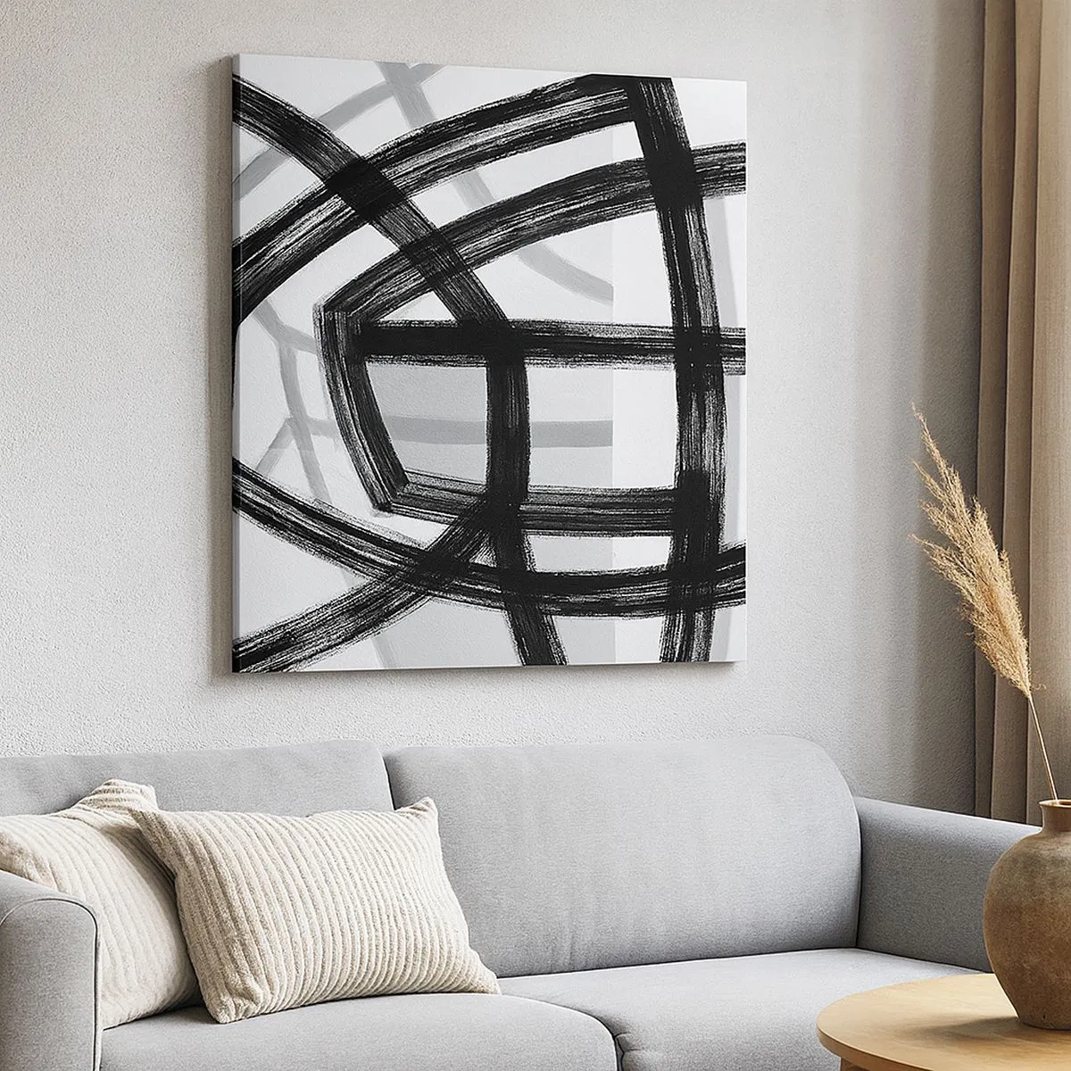 Quadro su tela - Stampe su Tela - Costruendo la profondità - 30x30 cm