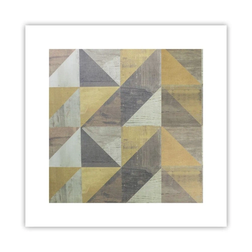 Poster - Secondo i triangoli - 30x30 cm