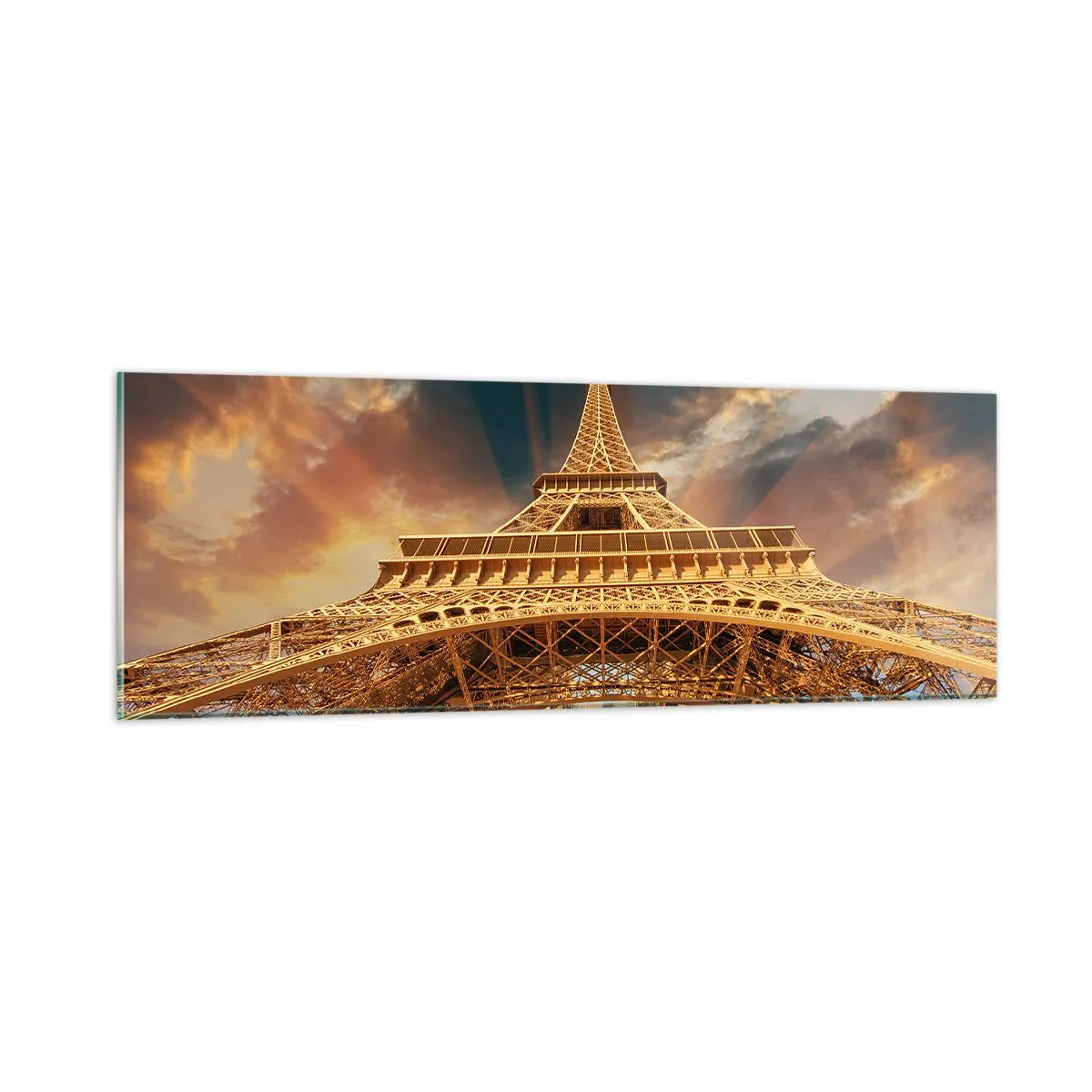 Quadro su vetro - Come gli uomini hanno raggiunto il cielo - 90x30 cm