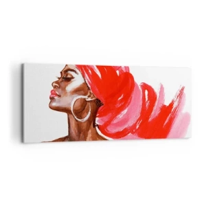 Quadro su tela - Stampe su Tela - C'è un vento che allarga le narici dell'uomo - 100x40 cm