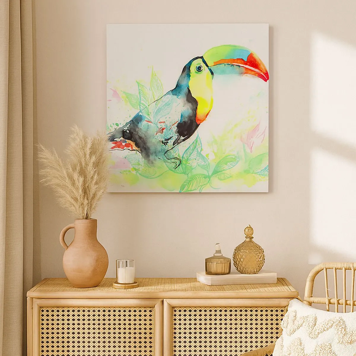 Quadro su tela - Stampe su Tela - Colorato come l'America del Sud - 30x30 cm