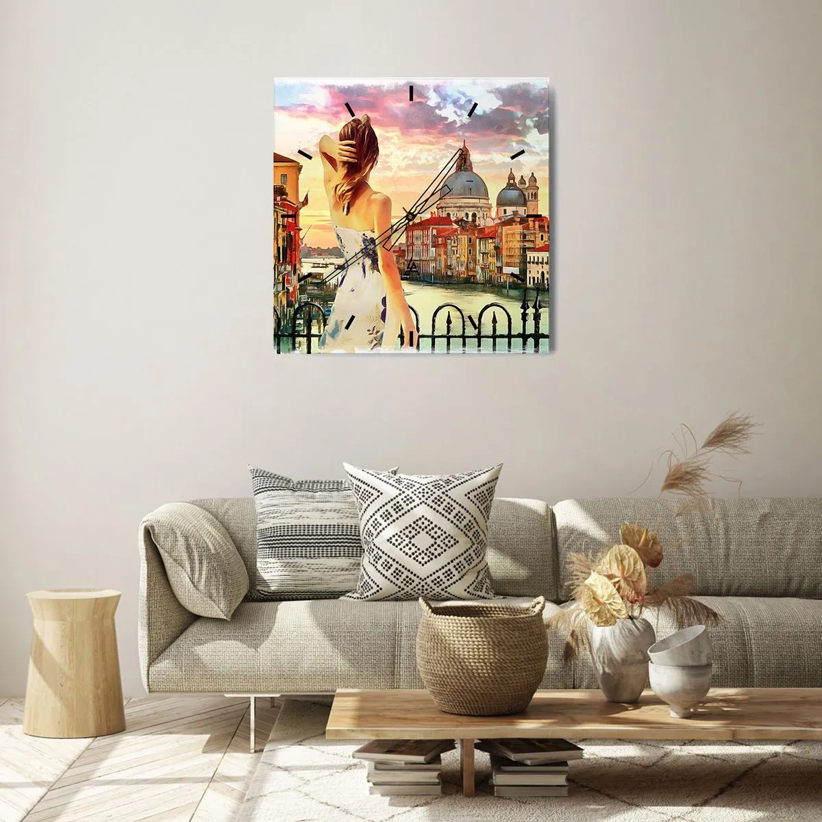 Orologio da parete - Orologio in Vetro - Se un'avventura allora solo a... - 30x30 cm