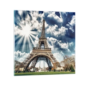 Quadro su vetro - Unica al mondo - 50x50 cm