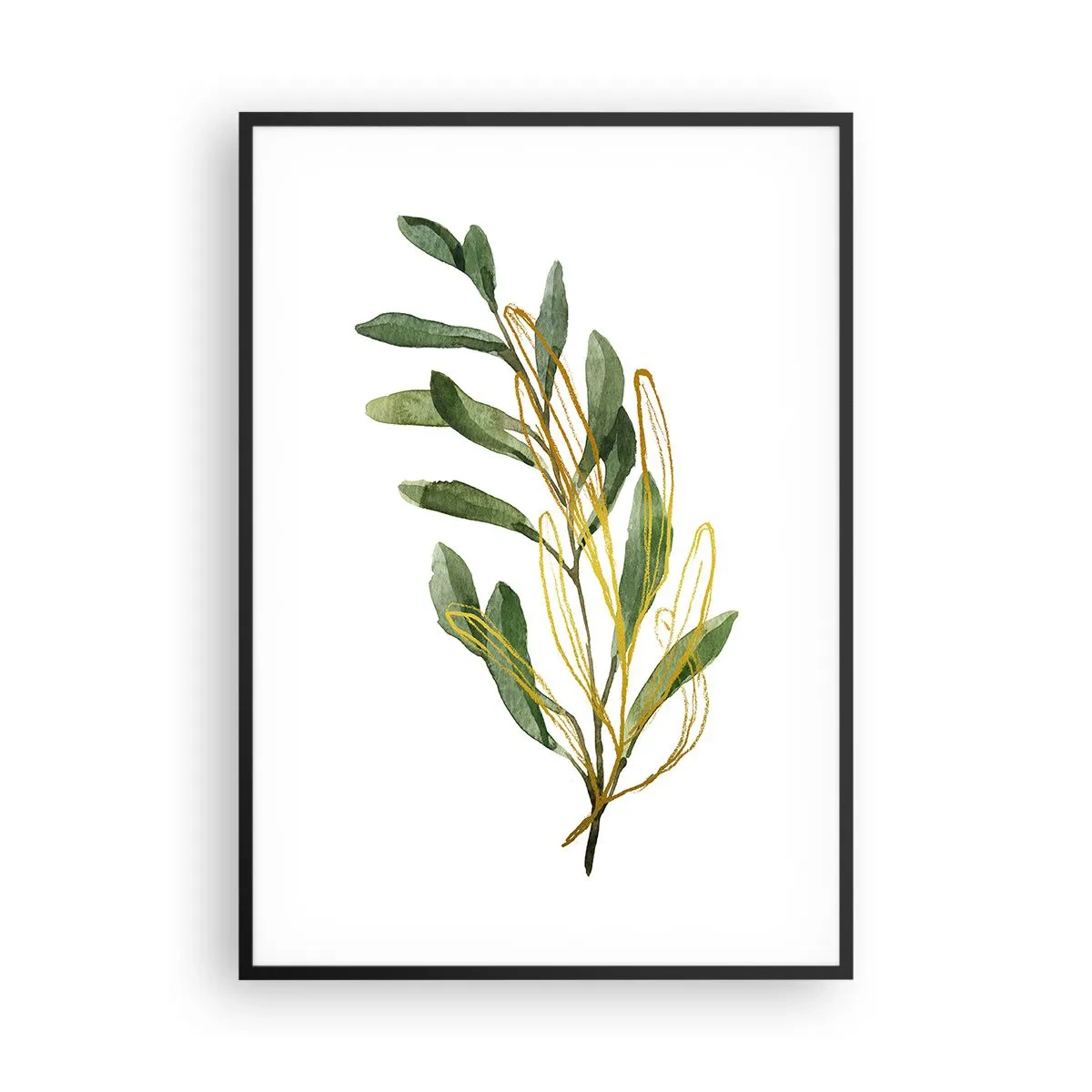 Poster in cornice nera - Tutto ciò che è buono - 70x100 cm