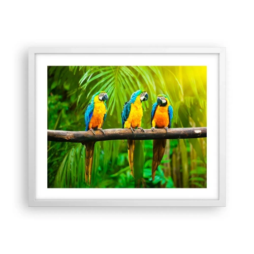 Poster in cornice bianca - Hai sentito che ha fatto? - 50x40 cm