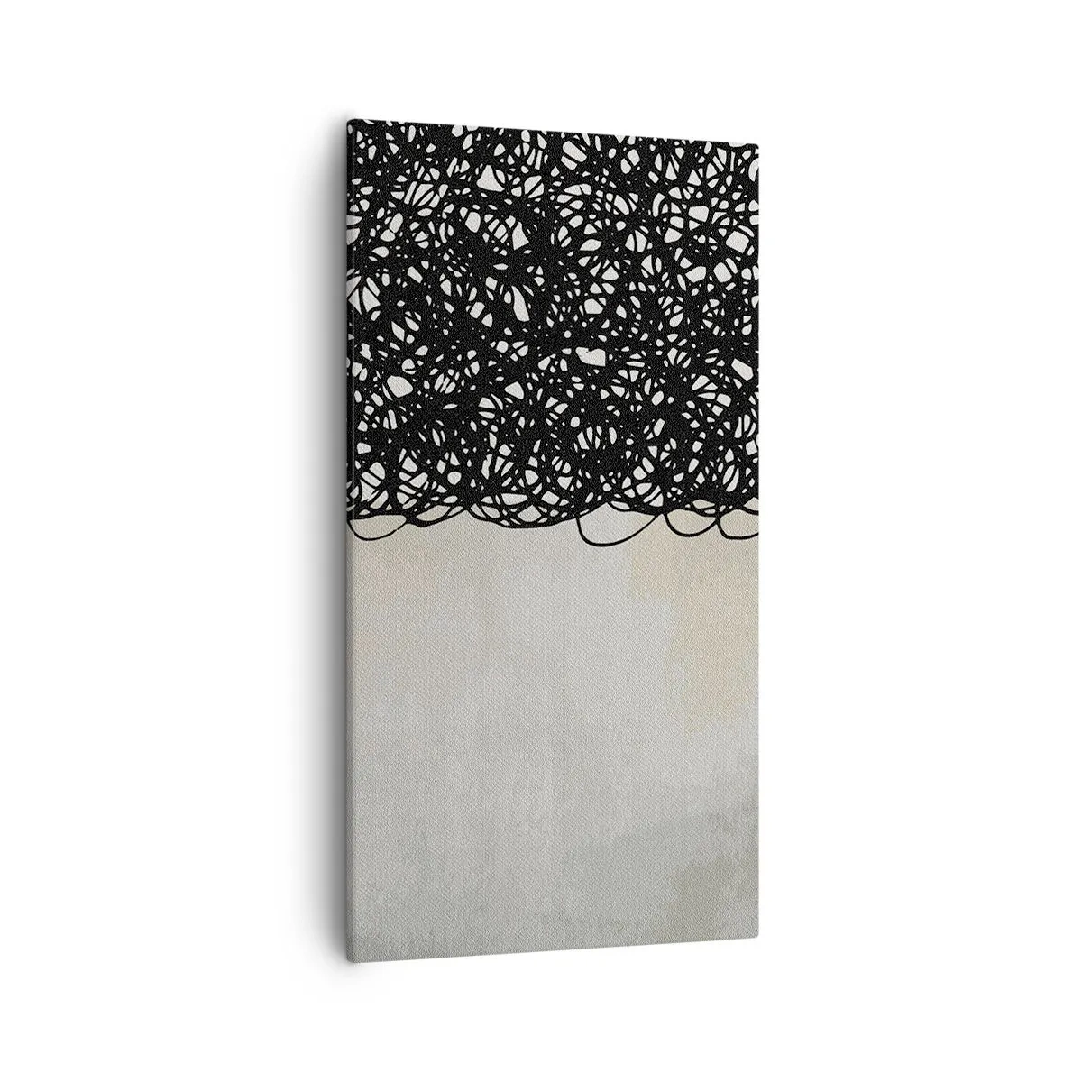 Quadro su tela - Stampe su Tela - Astrazione aggrovigliata - 55x100 cm