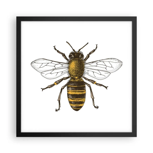 Poster in cornice nera - Bella e buona - 40x40 cm