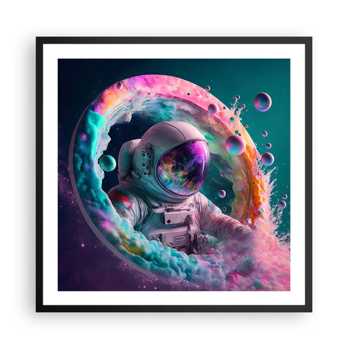 Poster in cornice nera - Stargate - 60x60 cm