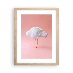 Poster in cornice rovere chiaro - Dolce promessa - 30x40 cm