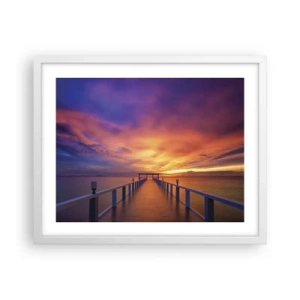 Poster in cornice bianca - Senza fine - 50x40 cm