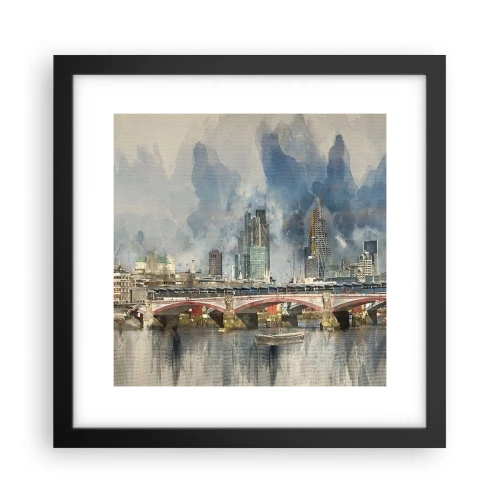 Poster in cornice nera - Londra in tutta la sua bellezza - 30x30 cm
