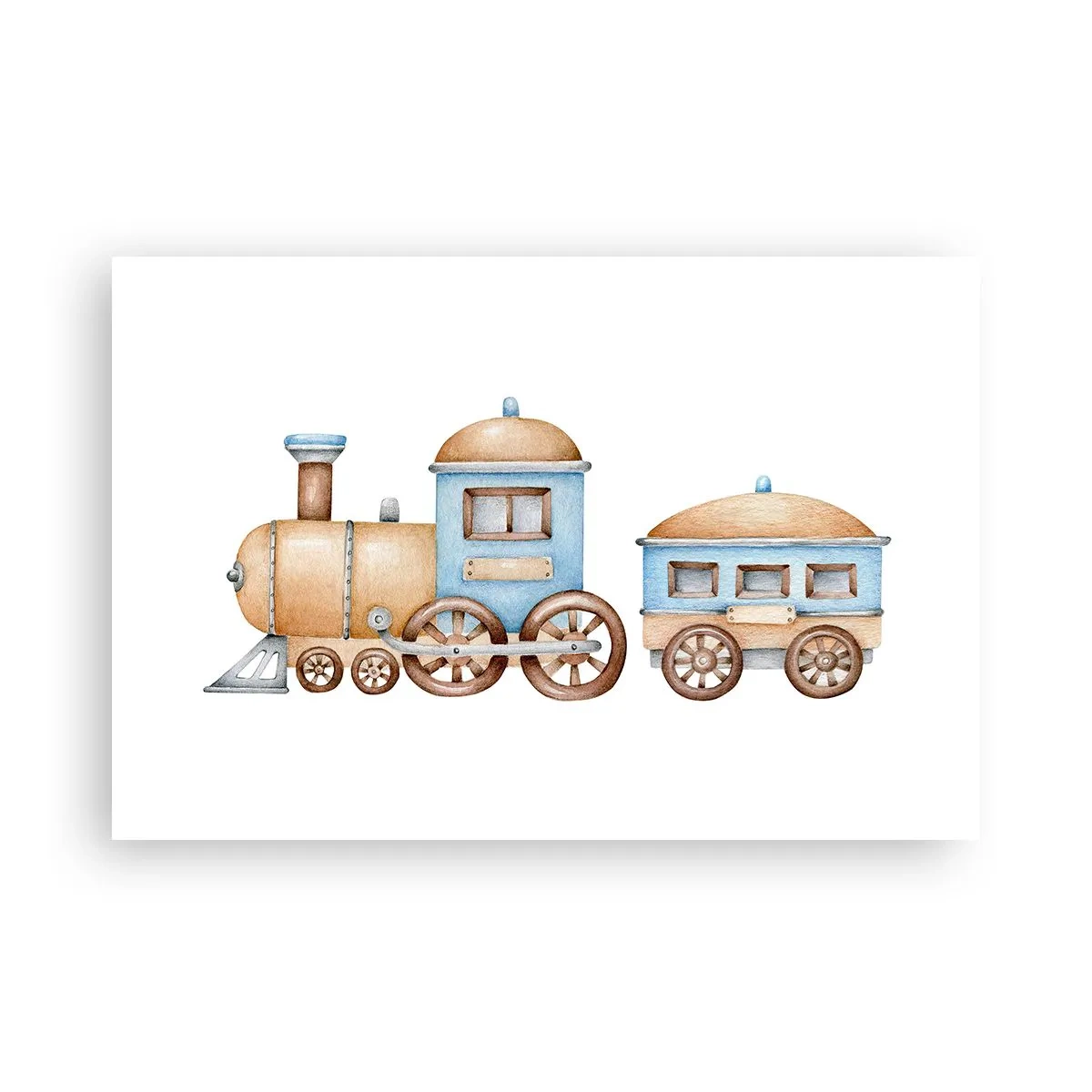 Poster - Fermo alla stazione... - 91x61 cm