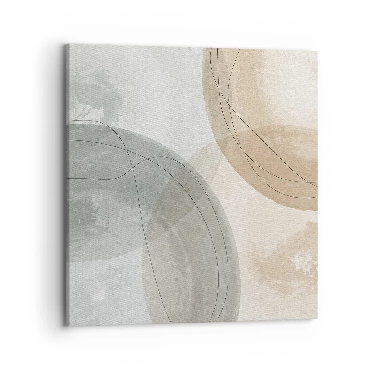 Quadro su tela - Stampe su Tela - Compenetrazione di mondi - 70x70 cm