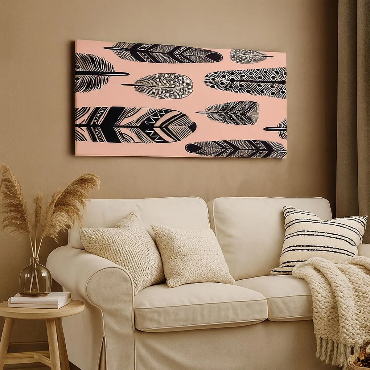 Quadro su tela - Stampe su Tela - Collezione indiana - 100x40 cm