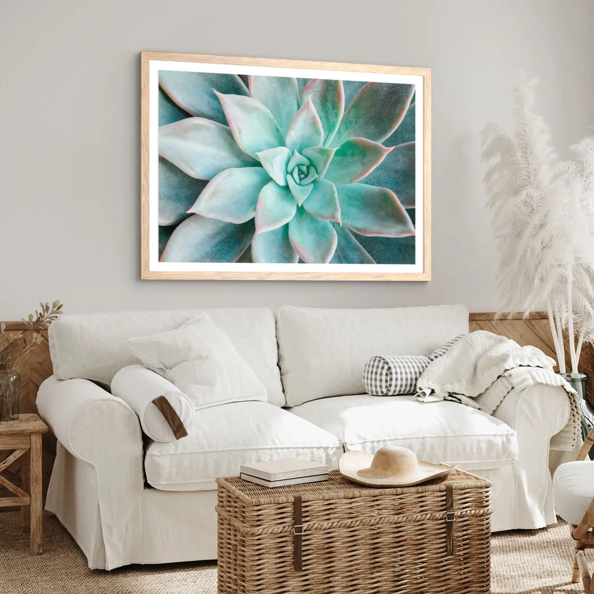 Poster in cornice rovere chiaro - Il cuore del deserto - 50x40 cm