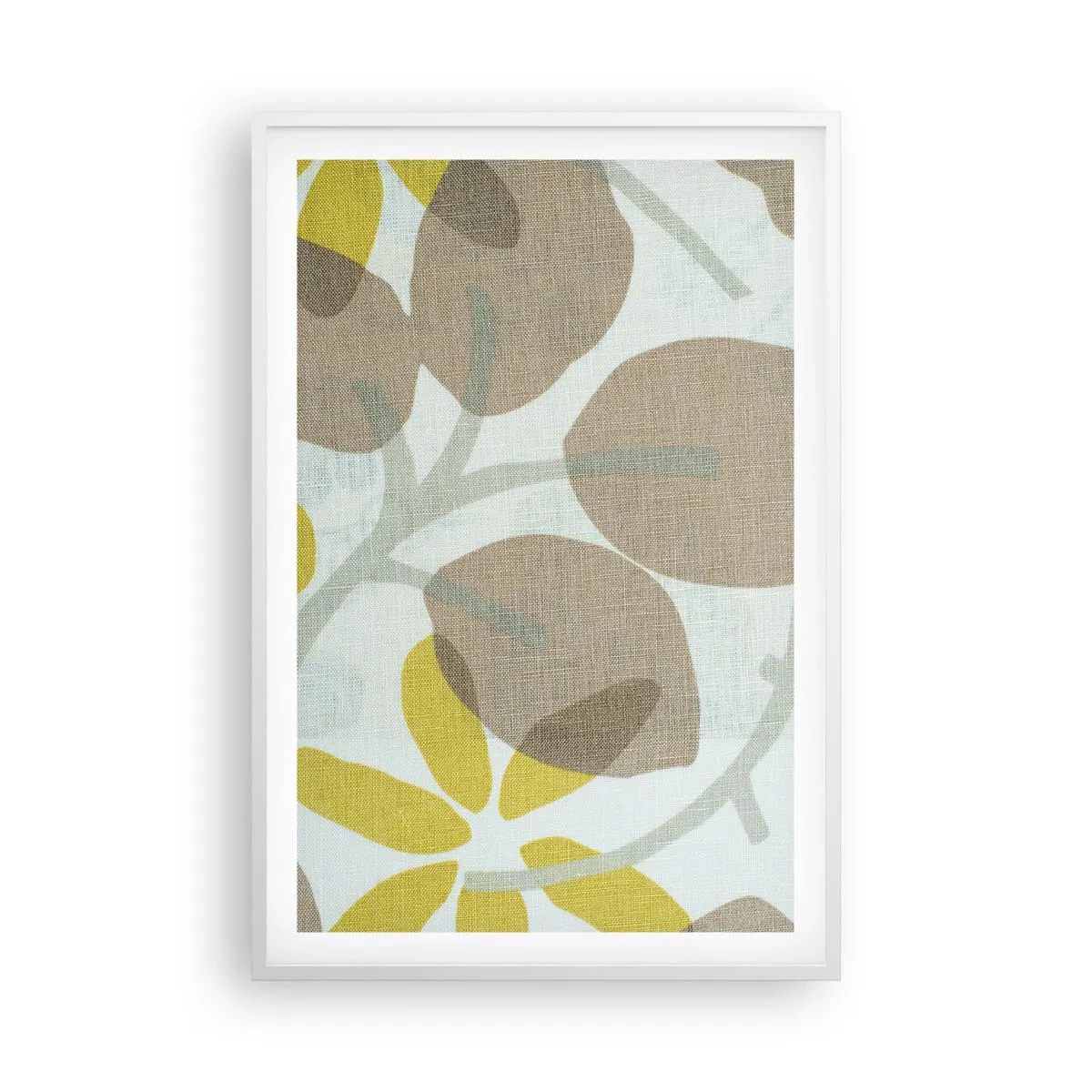 Poster in cornice bianca - Composizione sotto al sole - 61x91 cm