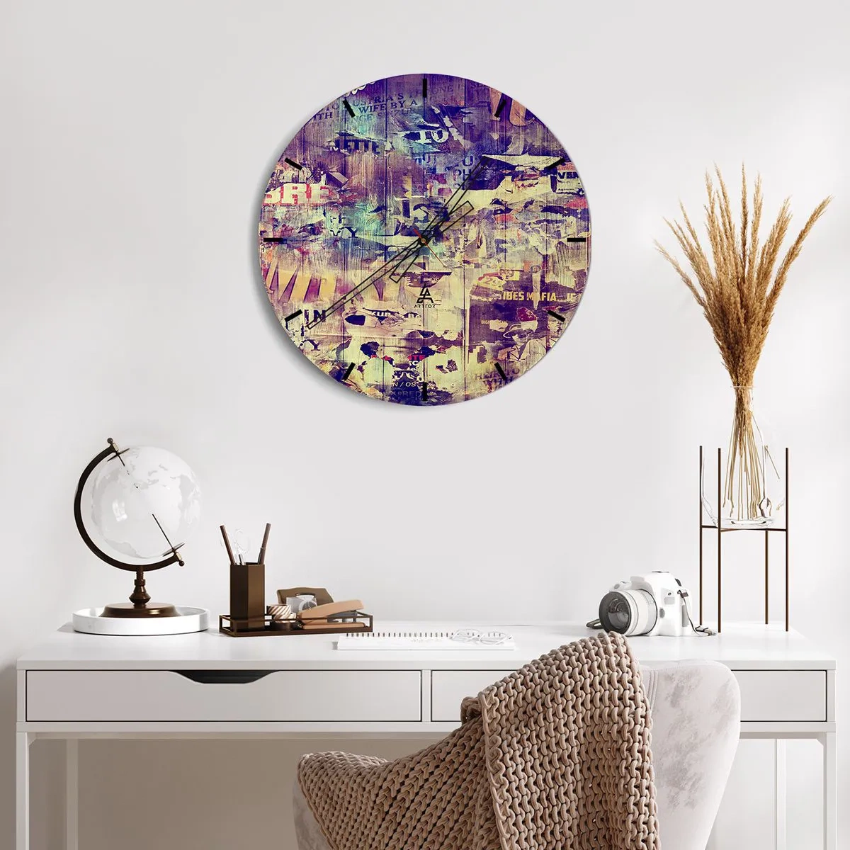 Orologio da parete - Orologio in Vetro - E questo resterà - 40x40 cm