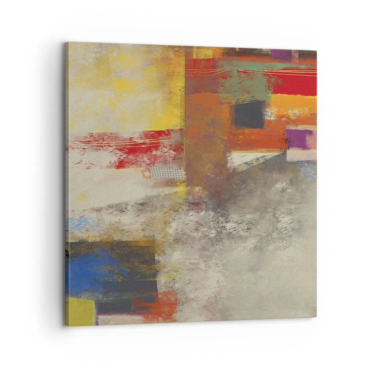 Quadro su tela - Stampe su Tela - Geometria dei colori - 60x60 cm