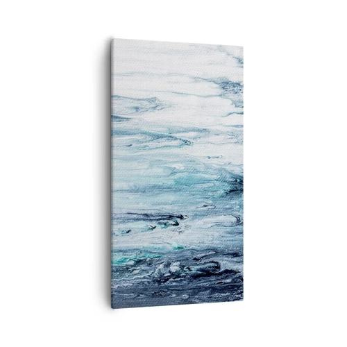 Quadro su tela - Stampe su Tela - Ghiaccio blu - 55x100 cm
