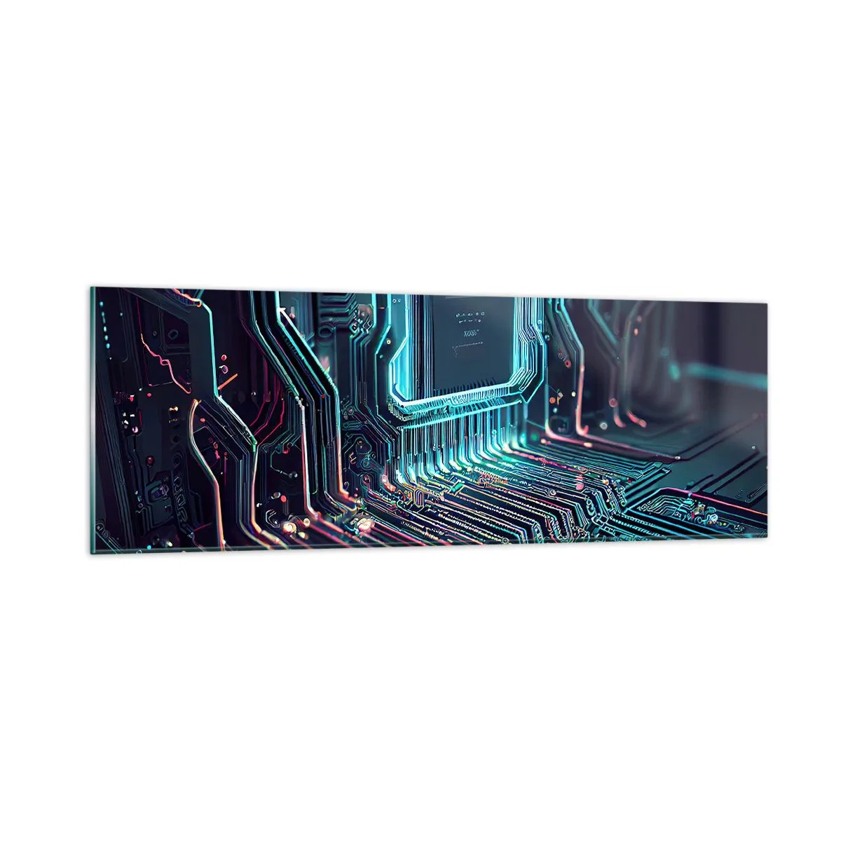 Quadro su vetro - Sto pensando qualcosa... - 90x30 cm