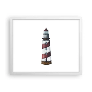 Poster in cornice bianca - Sempre di guardia - 50x40 cm