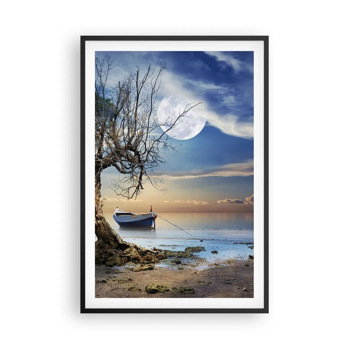 Poster in cornice nera - È la fine o l'inizio? - 61x91 cm