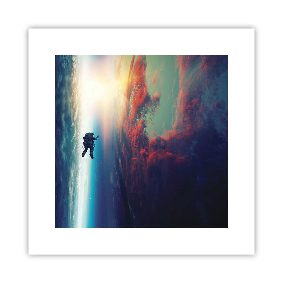 Poster - Affrontando l'universo - 30x30 cm