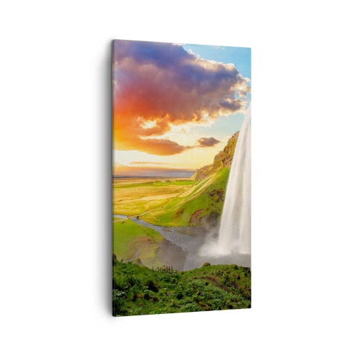 Quadro su tela - Stampe su Tela - Nel mezzo dell'estate islandese - 45x80 cm
